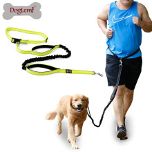 Hands Free Dog Leash Nylon Reflecting Running Pet Leash for Bungee Walking Hiking